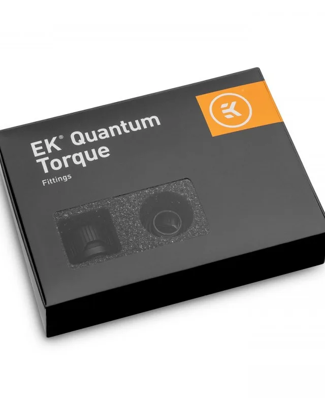EK Water Blocks EK-Quantum Torque 6-Pack HDC 12 Torque Wrench End Fitting Black 1/4 6 Pc(S)