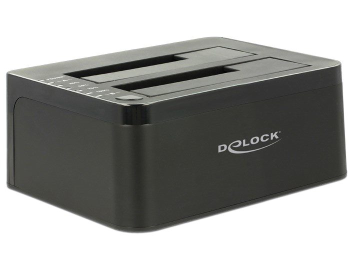 DeLOCK 62661 storage drive docking station USB 3.2 Gen 1 (3.1 Gen 1) Type-B Black