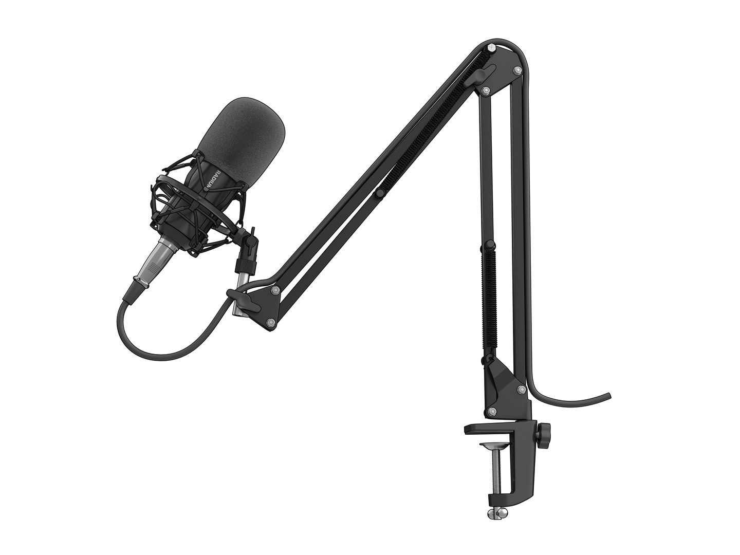 GENESIS Radium 300 XLR Black Studio microphone