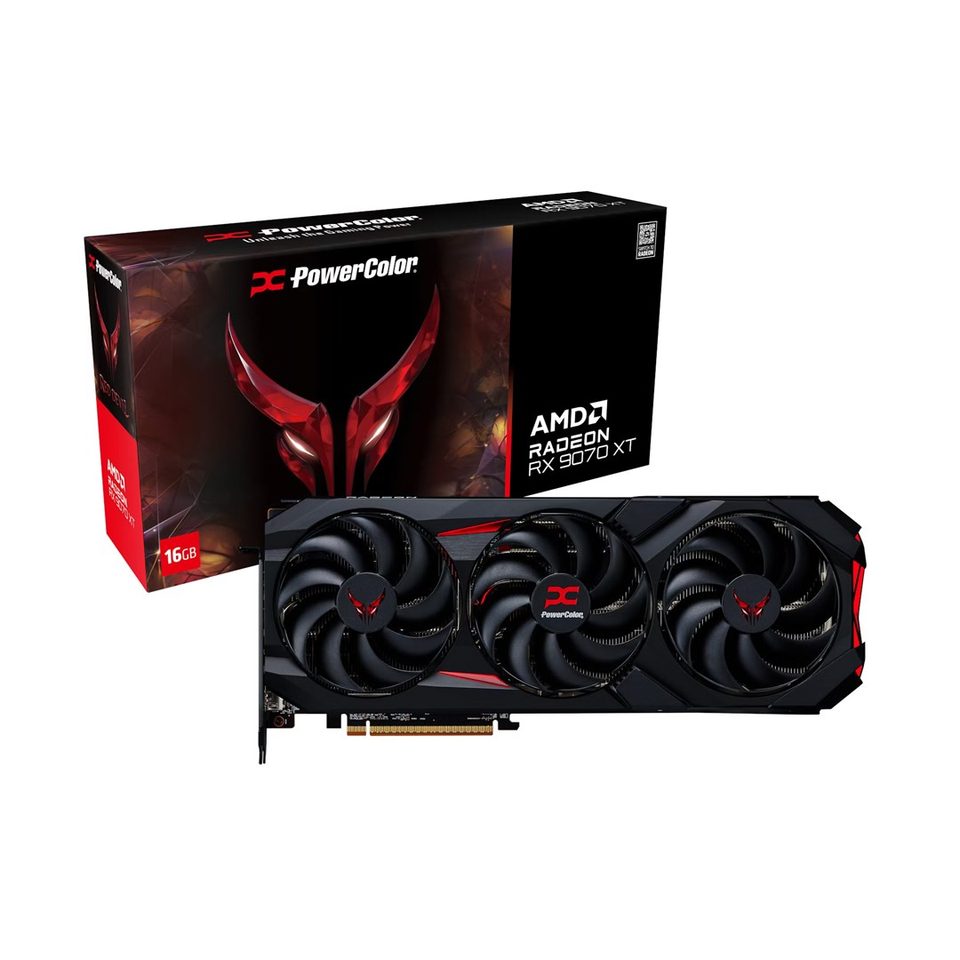 PowerColor Red Devil Radeon RX 9070 XT AMD 16 GB GDDR6