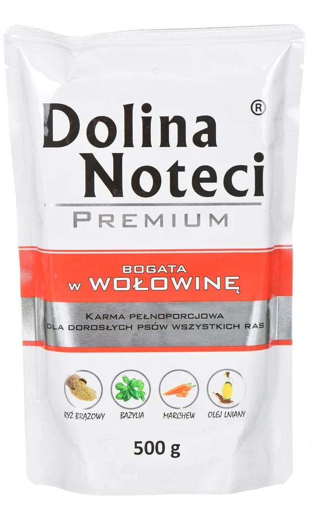DOLINA NOTECI Premium Rich In Beef - Wet Dog Food - 500 G