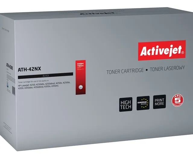 Activejet ATH-42NX toner (replacement for HP 42X Q5942X; Supreme; 20000 pages; black)