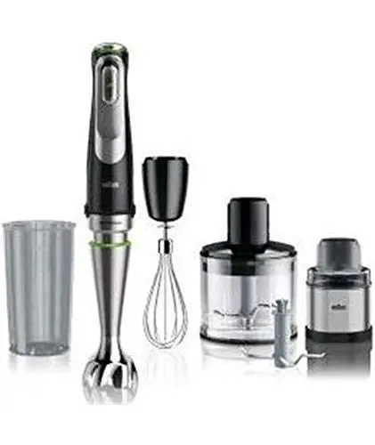 Braun MultiQuick 9 MQ9138XI 0.6 L Immersion blender 1200 W Black, Stainless steel