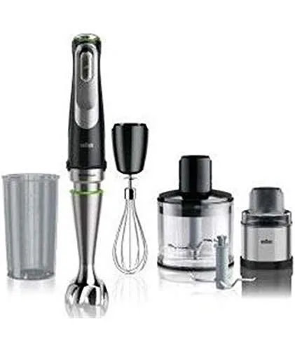 Braun MultiQuick 9 MQ9138XI 0.6 L Immersion blender 1200 W Black, Stainless steel