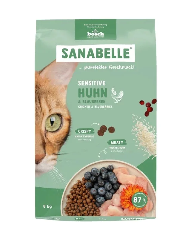 BOSCH Sanabelle Sensitive Chicken - Dry Cat Food - 8kg