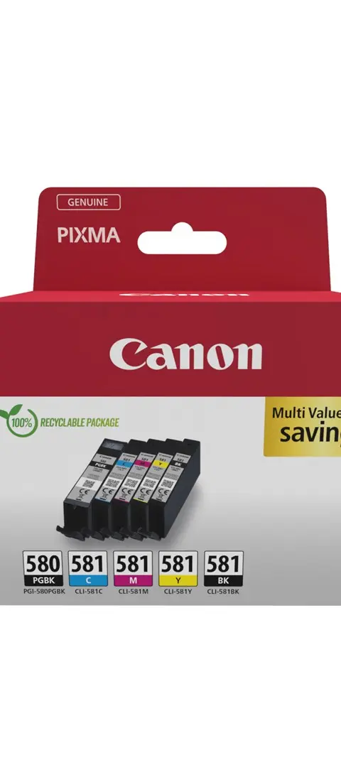 Canon 2078C007 ink cartridge 5 pc(s) Original Black, Blue, Cyan, Magenta, Yellow