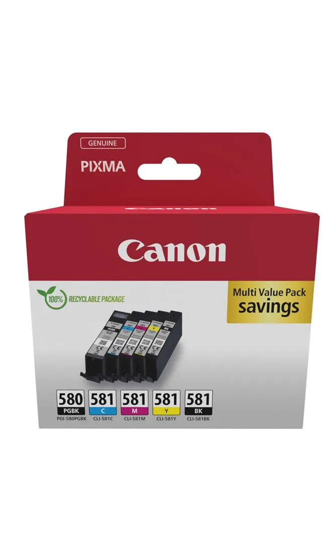 Canon 2078C007 ink cartridge 5 pc(s) Original Black, Blue, Cyan, Magenta, Yellow