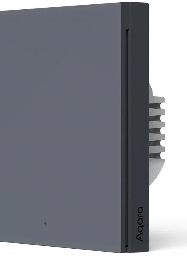 Aqara Smart Wall Switch H1(No Neutral, Single Rocker) Grey - (HomeKit)