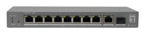 PoE Switch 8xGE PoE/1xGE/1xSFP 120W Unmanag.Plastik
