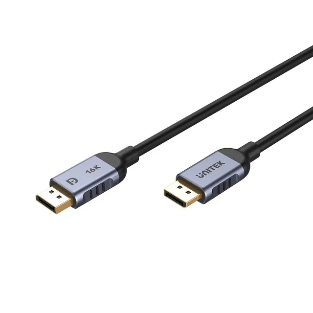 UNITEK C1626GY01-3M DisplayPort cable Black, Grey