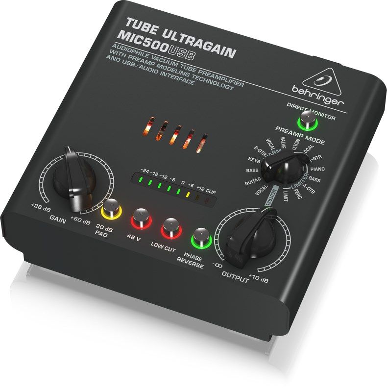 Behringer MIC500USB Audio Preamplifier