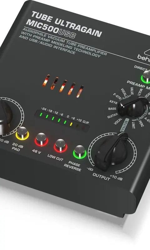 Behringer MIC500USB Audio Preamplifier