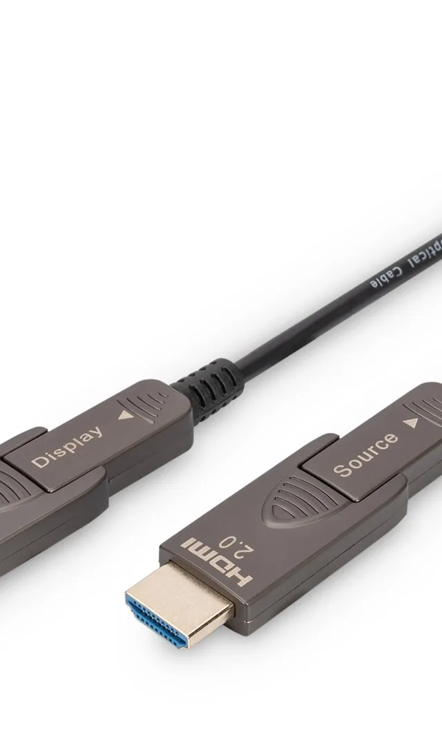 Digitus 4K - HDMI AOC Hybrid Fiber Optic Cable with 10m removable plug