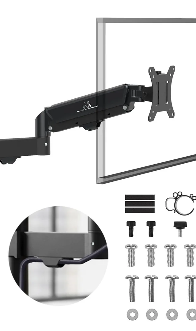Maclean Monitor Mount Gas Spring 17 32 2-10kg Black MC-135