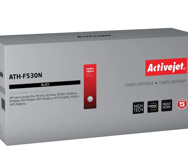 Activejet ATH-F530N toner (replacement for HP 205A CF530A; Supreme; 1100 pages; black)