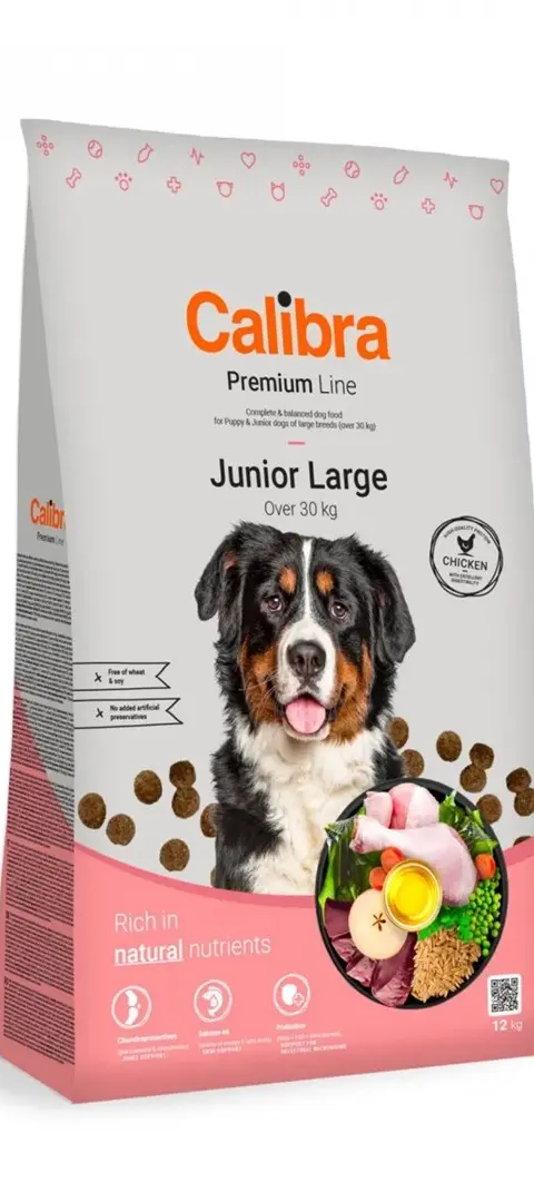 CALIBRA Premium Line Junior Large Chicken - Dry Dog Food - 12kg