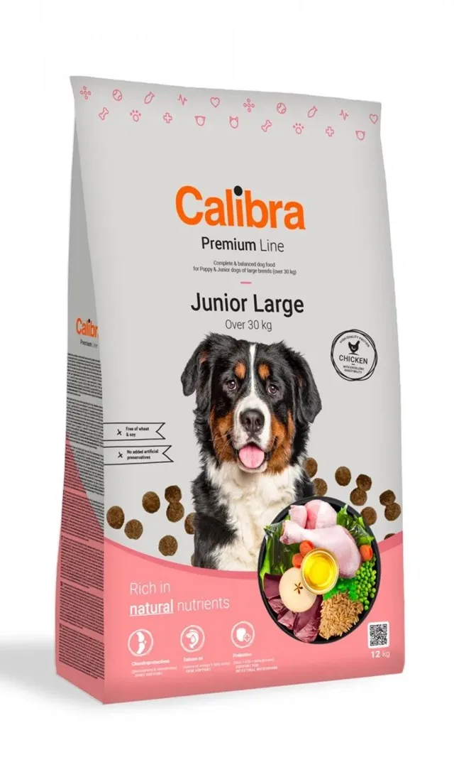 CALIBRA Premium Line Junior Large Chicken - Dry Dog Food - 12kg