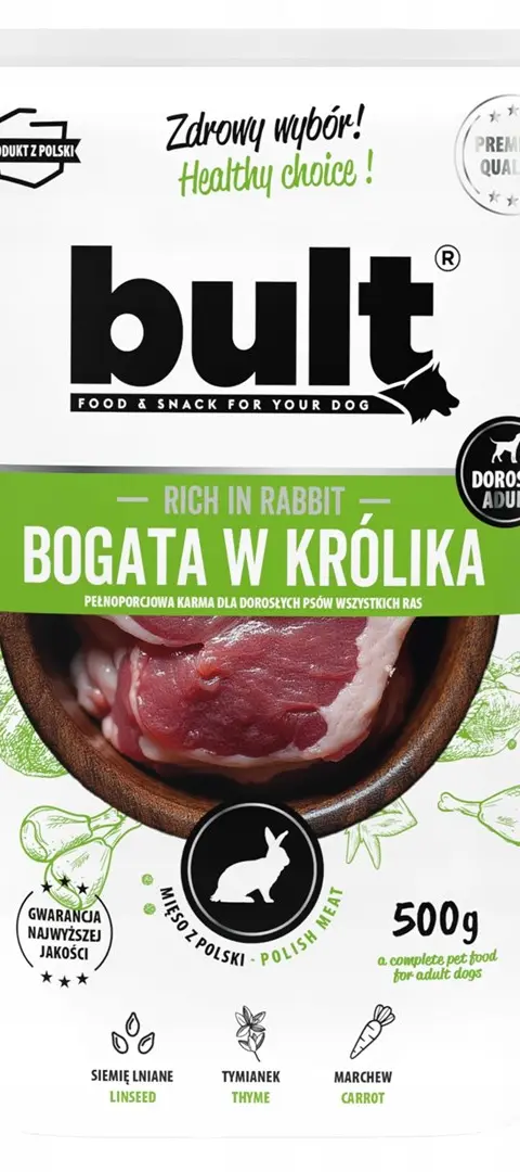 BULT Rich In Rabbit - Wet Dog Food - 500g