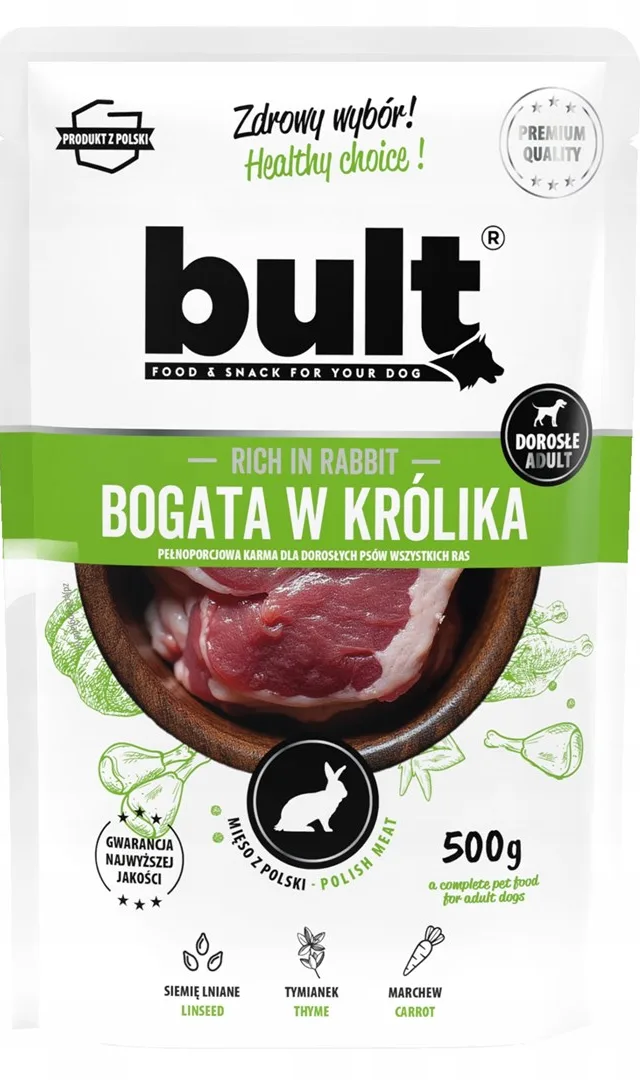 BULT Rich In Rabbit - Wet Dog Food - 500g