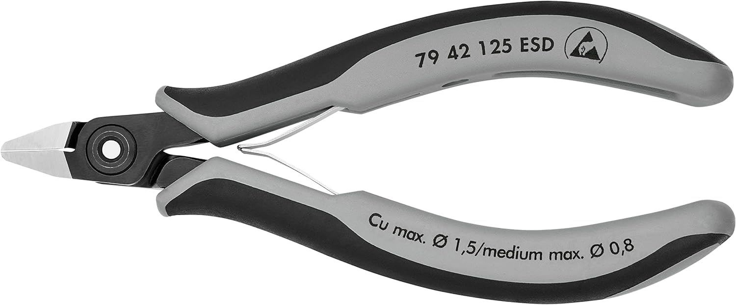 Precision Side-Cutting Electronics Pliers Knipex