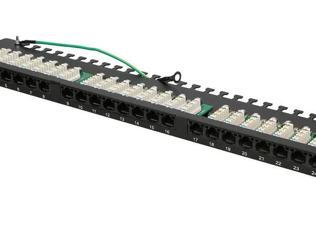 Extralink CAT6 UTP 0.5U | Patchpanel | 24 Ports