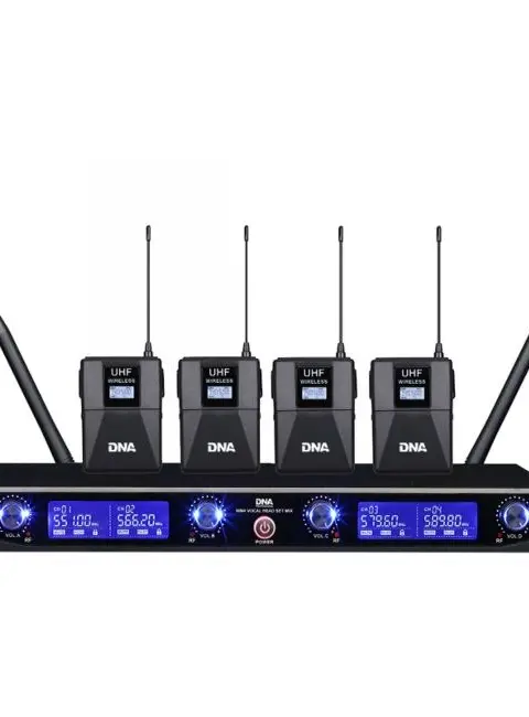 DNA WM4 Wireless Mic Set 4x Transmitters
