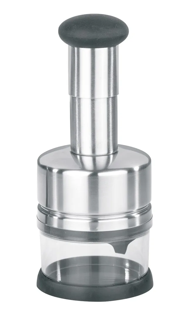 GEFU TRITARE manual food chopper Black, Stainless steel, Transparent