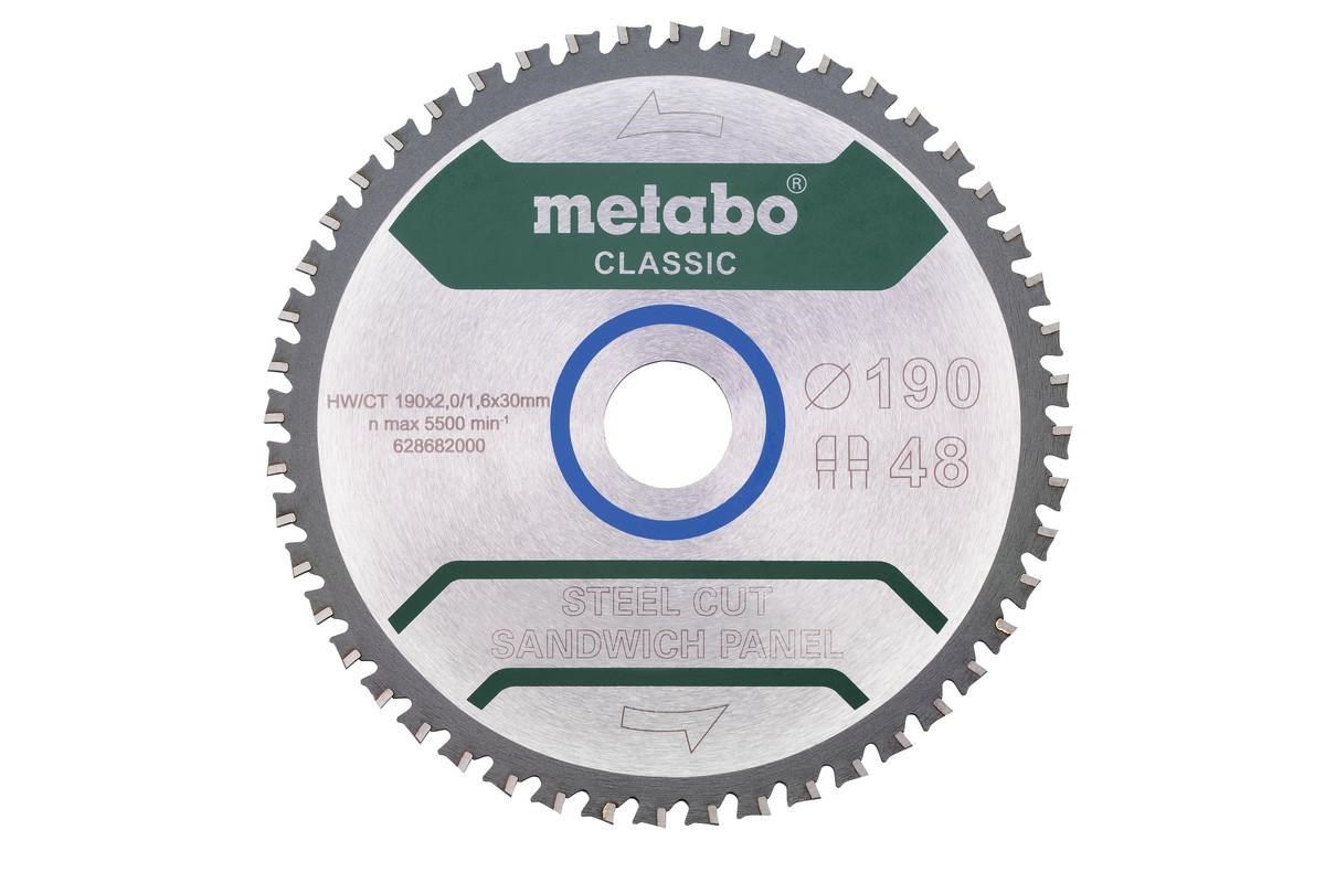 Metabo Circular Saw Blade FZ/FA 190x30x48 Steel/Sa