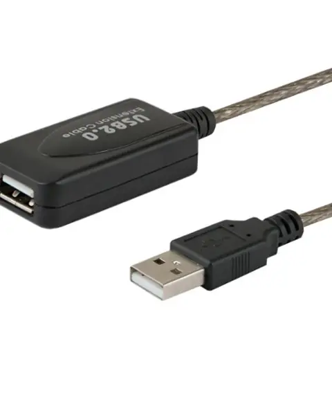 Savio CL-130 USB active port extension 10m 2.0-A male female - Digital/Daten interface cards/adapter USB 2.0