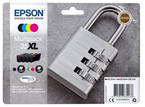 Epson Padlock 35XL DURABrite Ultra Multipack 4-colours Ink