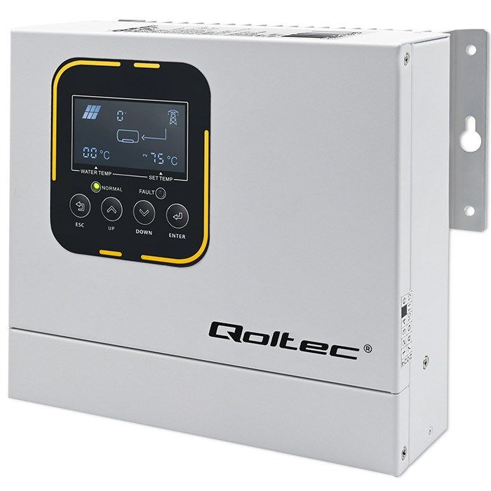 Qoltec Inverter ECO Solar Boost Water Heating Solar Inverter MPPT BYPASS LCD 4kW
