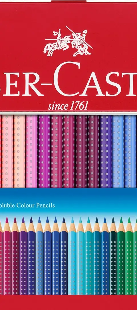 Colour Grip 2001 Pencils 48 Pcs Metal Box