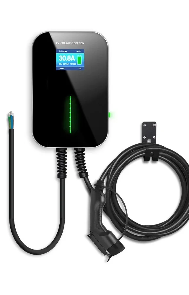Extralink Electric Car Charger BS20-BC-22kW-APP Type 2 32A 22kW 3 Phase LCD Screen APP 6 1m