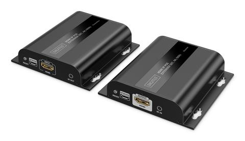 DIGITUS Extender Set HDMI IP PoE 4K/60Hz Black