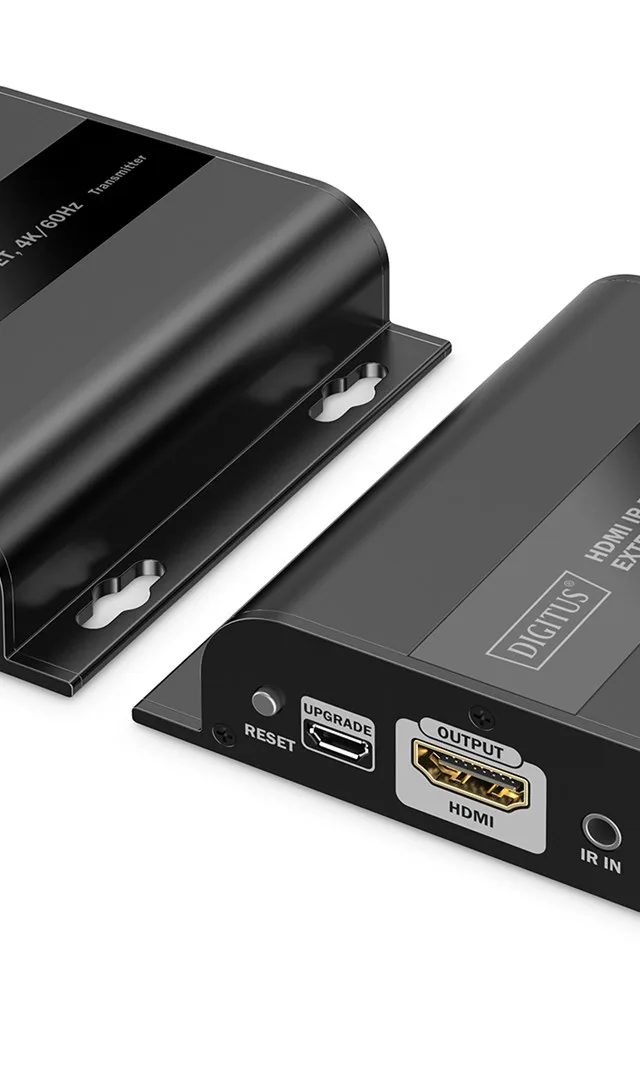 DIGITUS Extender Set HDMI IP PoE 4K/60Hz Black