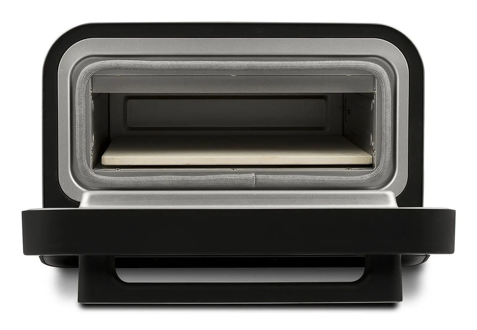 G3Ferrari Pizzaofen Pizza Pro 2 Minuti G10204 (Edelstahl/Schwarz, Bis 1.850 Watt, Fr Pizza 32cm, Inkl. Pizzaschieber)