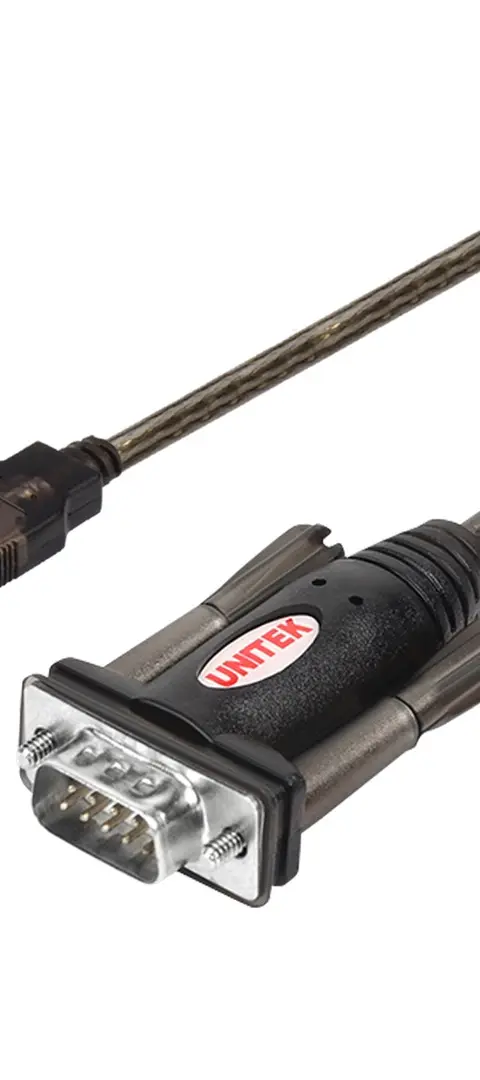 UNITEK Y-105 serial cable Black 1.5 m USB Type-A DB-9