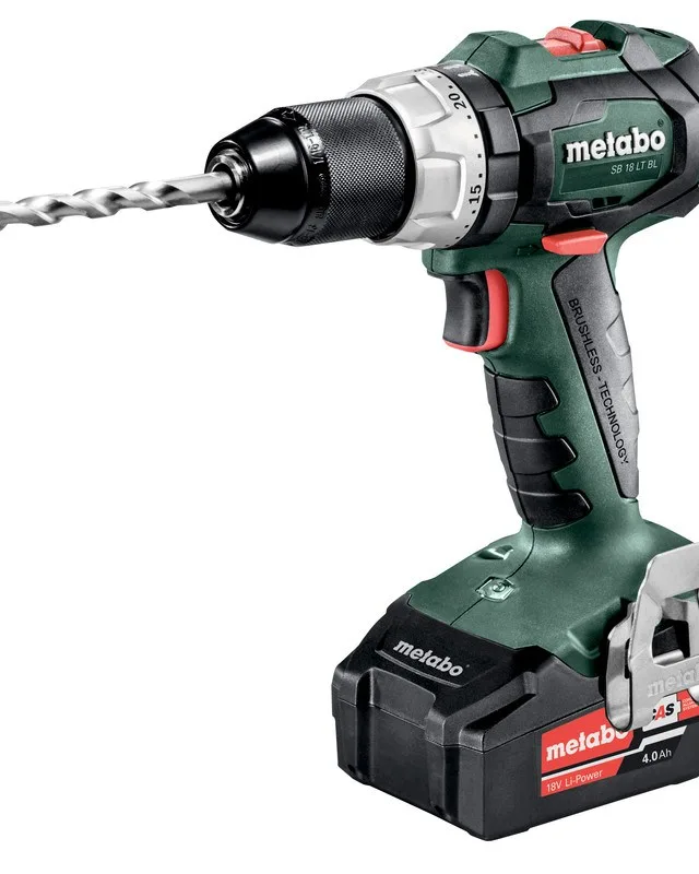 Metabo SB 18 LT BL 2100 RPM Keyless 1.8 kg Black, Grey