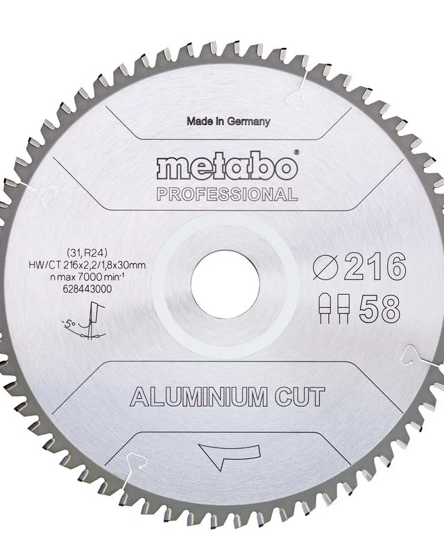 Metabo Circular Saw Blade 254x30x72z