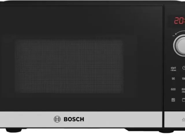 Bosch Serie 2 FEL023MS2 Microwave Countertop Solo Microwave 20 L 800 W Black Stainless Steel