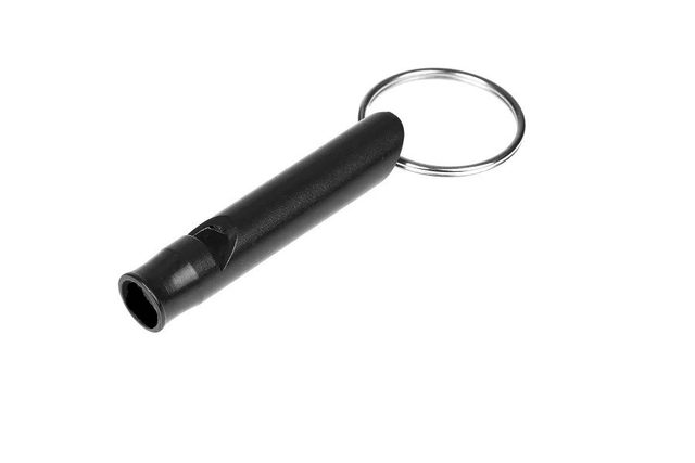 Survival Whistle GUARD WHISTLE Aluminium Black (YC-010-BL)