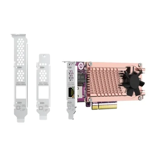 QNAP DUAL M.2 PCIE SSD SINGLE PORT 10GbE QM2-2P10G1TB