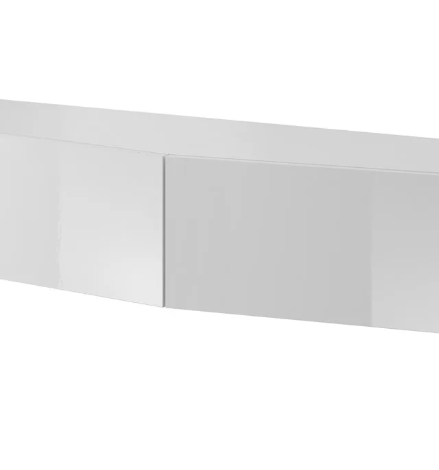 Cama TV Stand VIGO SLANT 180cm (2x90) White/White Gloss