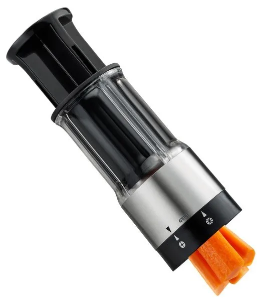 GEFU FLEXICUT shaped food cutter Black, Grey, Transparent Plastic, Stainless steel