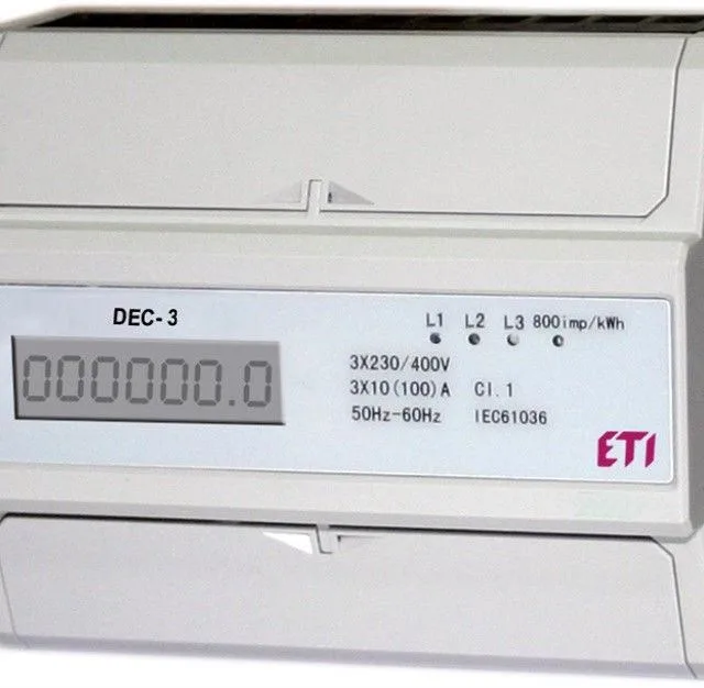 METER ELECTRICITY MODULAR 3F DEC-3