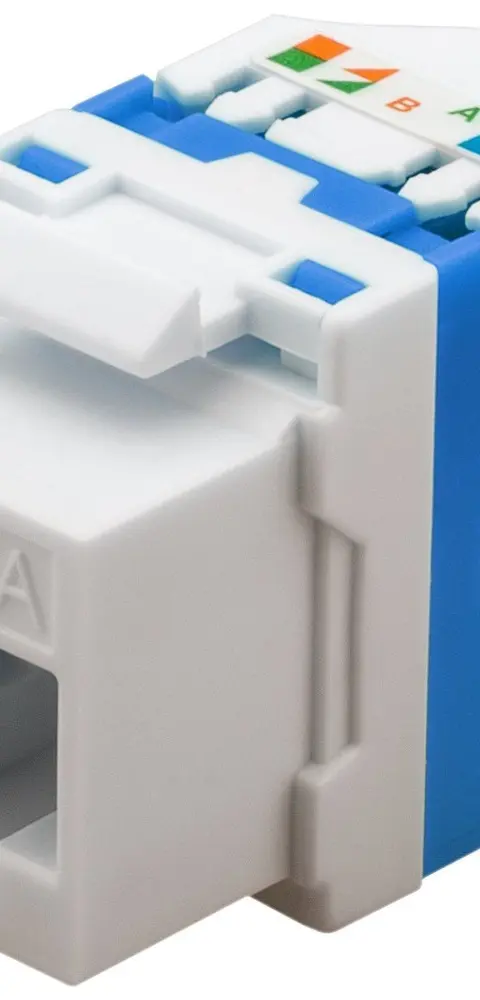Techly CAT 6a KeyStone RJ45 Jack UTP unshielded Tooless IWP-MD C6A/UROTT