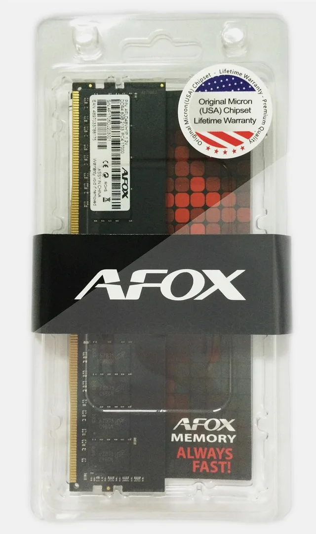 AFOX DDR4 8G 2133 UDIMM memory module 8 GB 1 x 8 GB 2133 MHz