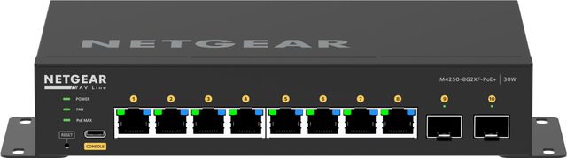 NETGEAR 8x1G PoE+ 220W and 2xSFP+ Managed Switch