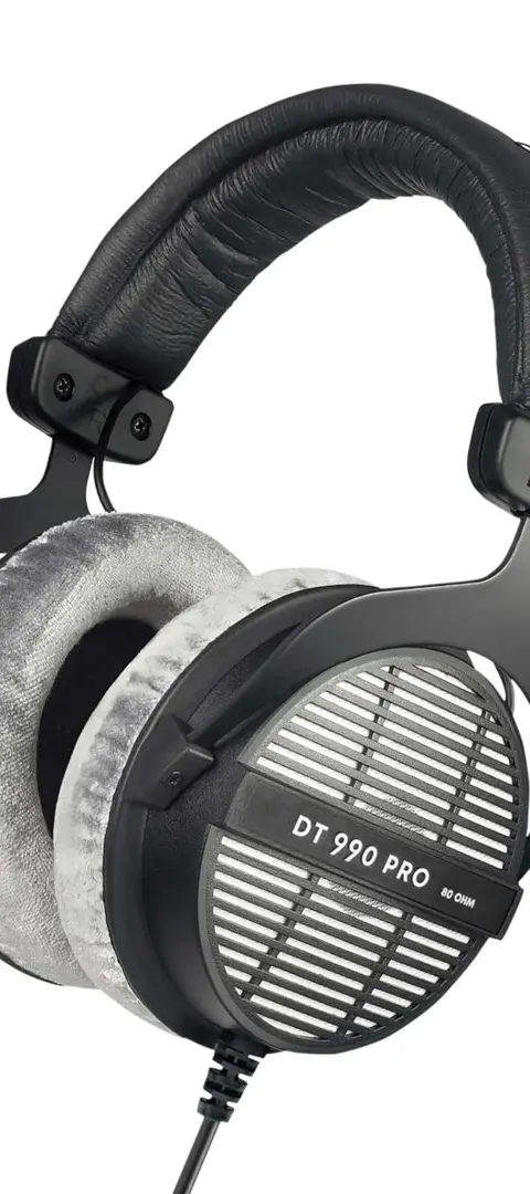 Beyerdynamic DT 990 PRO 80 Ohm Kabelgebundener Over-Ear-Studiokopfhrer, Black