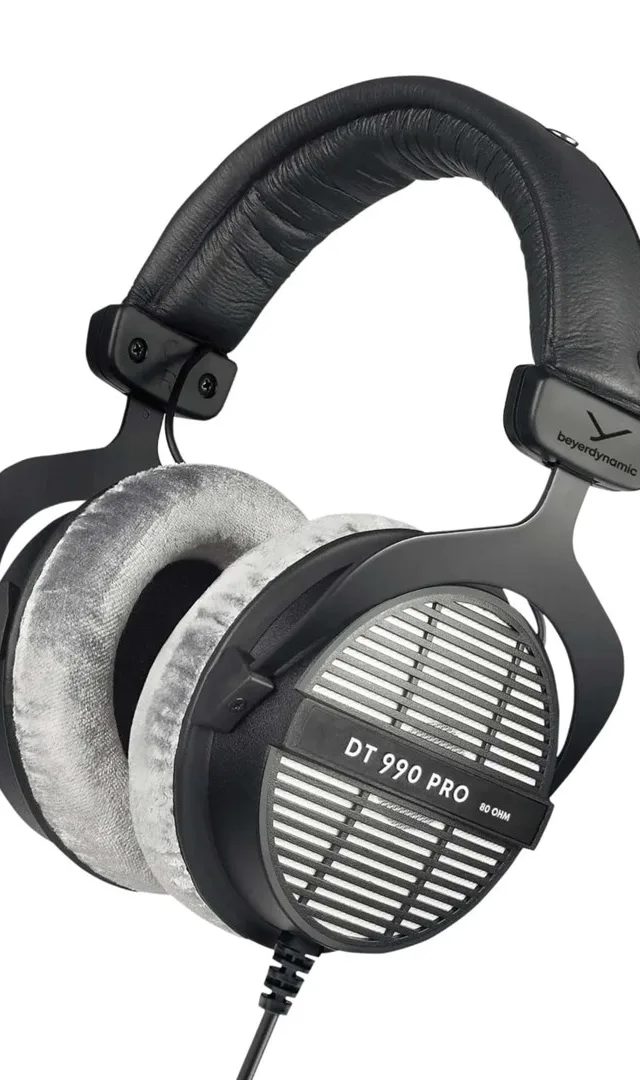 Beyerdynamic DT 990 PRO 80 Ohm Kabelgebundener Over-Ear-Studiokopfhrer, Black